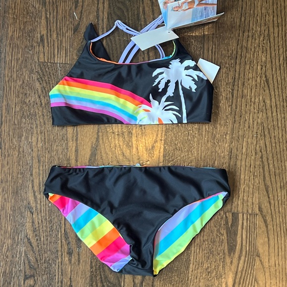 Limeapple REVERSIBLE Colorful Bikini - Picture 3 of 6